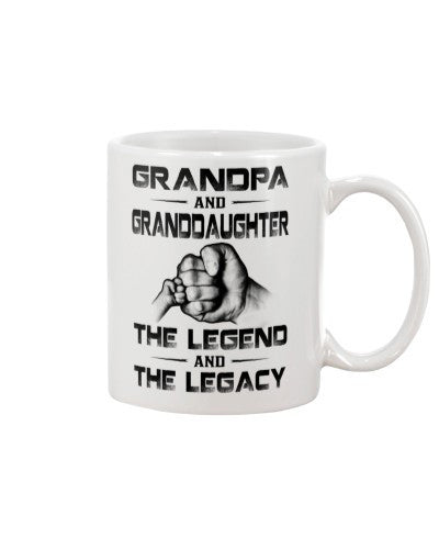 Granddaughter Mug- grandpa granddau legend and legacy htte