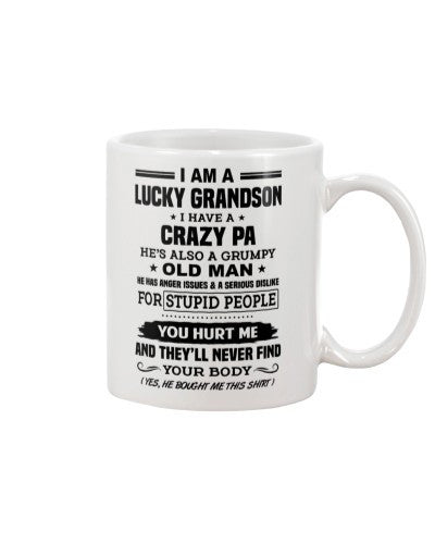 Granddaughter Mug- lucky grandson pa yourbody htte