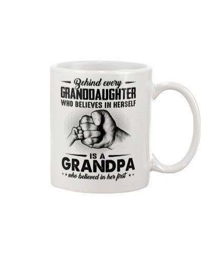Granddaughter Mug- granddau grandpa herself htte