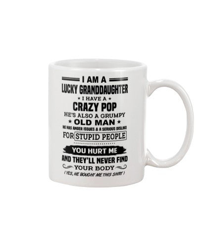 Granddaughter Mug- lucky granddau pop yourbody htte