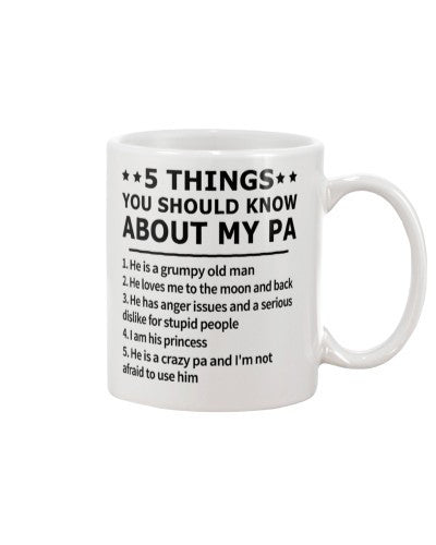 Granddaughter Mug- 5 things you know pa ngvt
