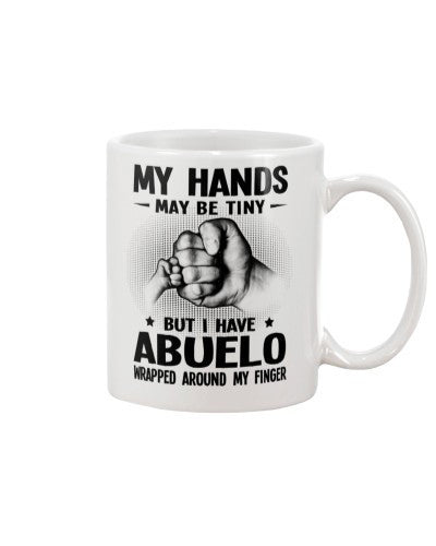 Granddaughter Mug- hands tiny finger abuelo ntmn
