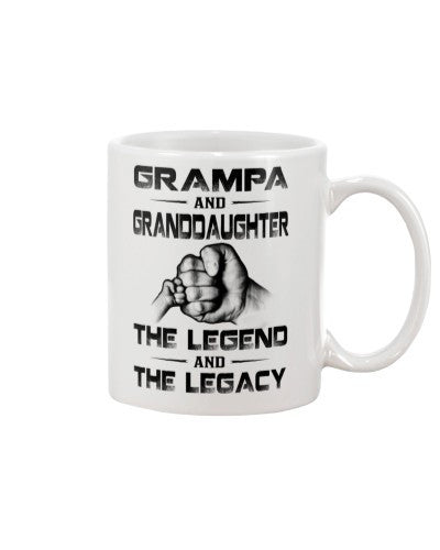 Granddaughter Mug- grampa granddau legend and legacy htte