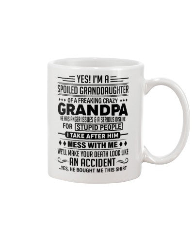 Granddaughter Mug- granddau grandpa itah htte