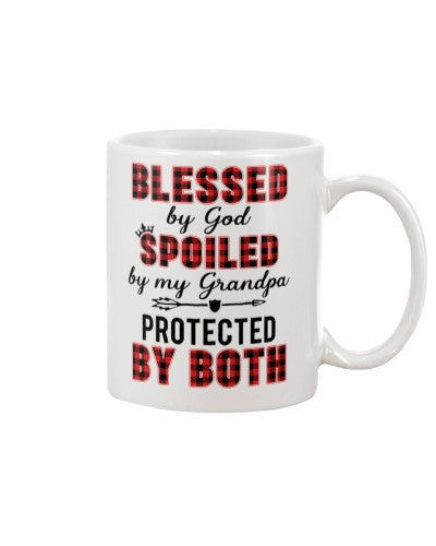 Granddaughter Mug- blessed grandpa ntmnn