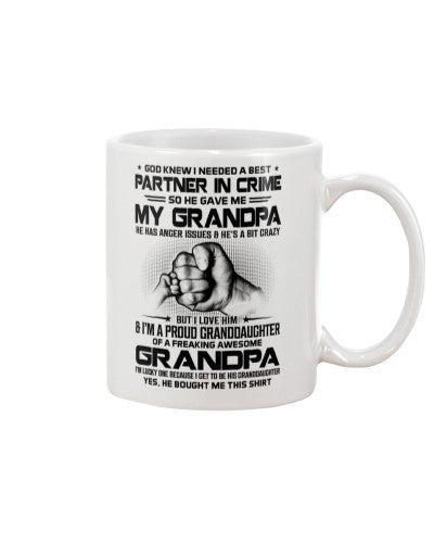 Granddaughter Mug- godknew granddau grandpa htte