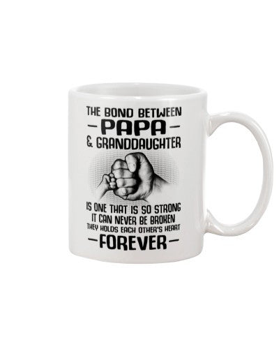 Granddaughter Mug- bond between papa granddau htte