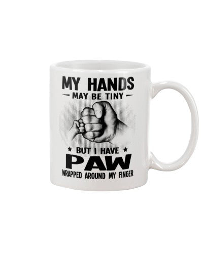 Granddaughter Mug- hands tiny finger paw ntmn