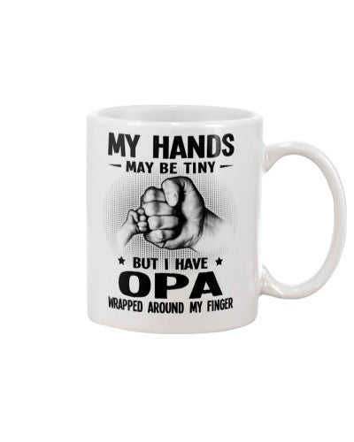 Granddaughter Mug- hands tiny finger opa ntmn