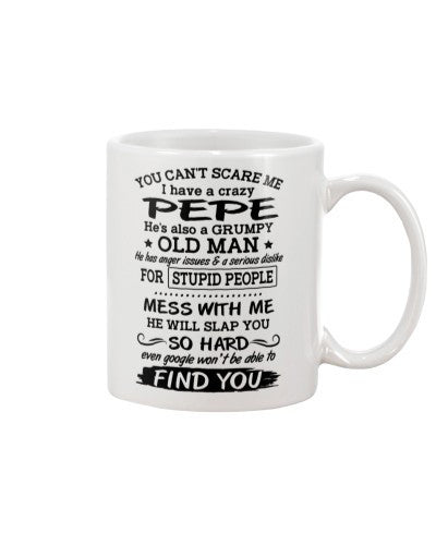 Granddaughter Mug- pepe grumpy oldman htte