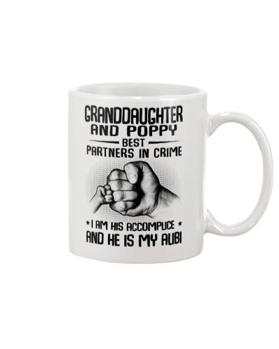 Granddaughter Mug- granddau poppy crime htte