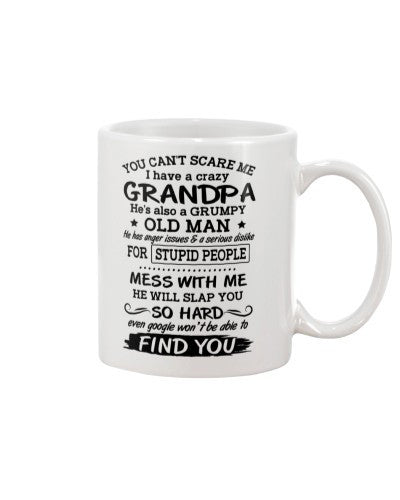 Granddaughter Mug- grandpa grumpy oldman htte