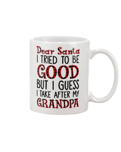 Grandson Mug- santa good guess grandpa djub ngvt