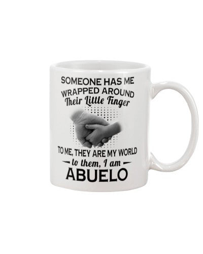Grandson Mug- wrapped around abuelo htte