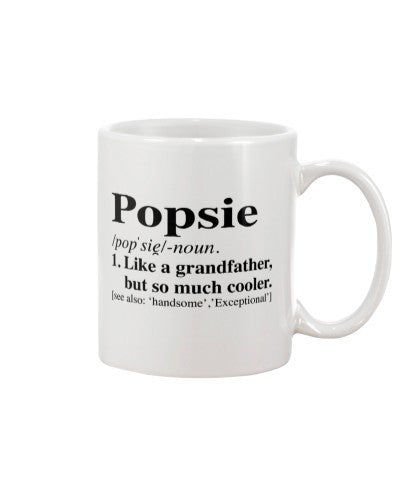 Grandson Mug- popsie somuch cooler htte