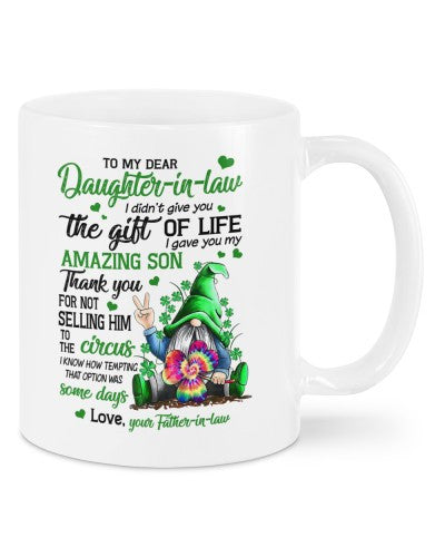 Daughter In Law Mug- mug daughteril circus fatheril dauc htteh