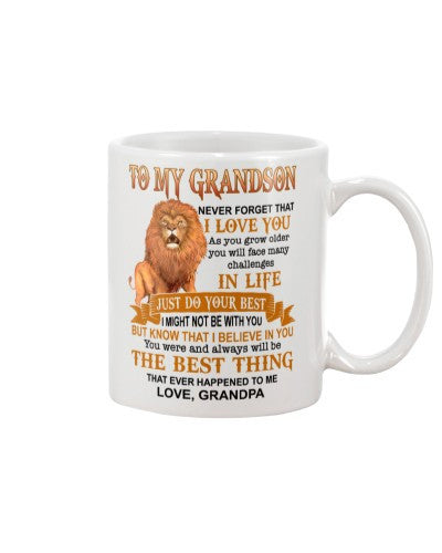 Grandson Mug- grandson best thing grandpa ngnh