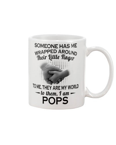 Grandson Mug- wrapped around pops htte