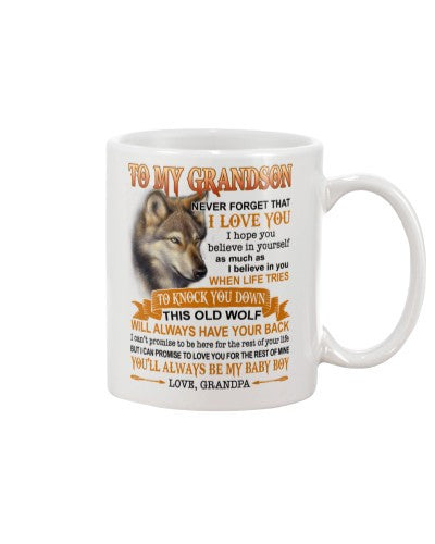 Grandson Mug- grandson knock down grandpa ngvt
