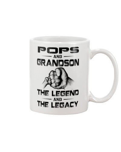 Grandson Mug- pops grandson the legend htte