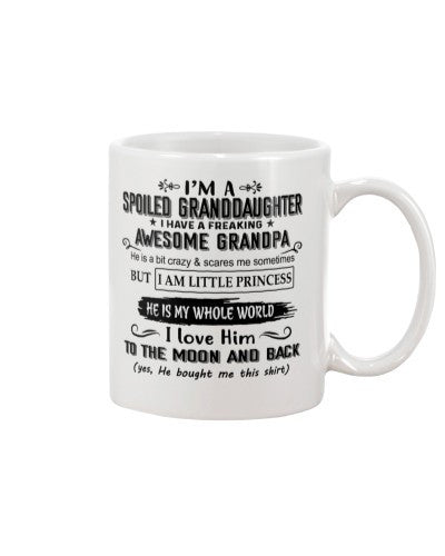Grandson Mug- littleprincess granddau grandpa moonback htte