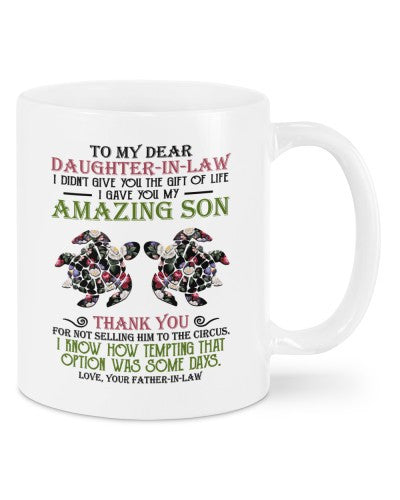 Daughter In Law Mug- mug daughteril that fatheril dauc htteh