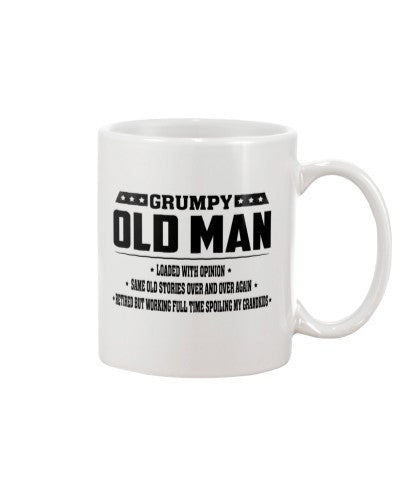 Grandson Mug- grumpy oldman grandkids htte