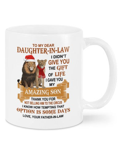 Daughter In Law Mug- mug daughteril amazing fatheril dauc htteh