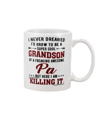 Grandson Mug- grow cool grandson pa diua ngvt