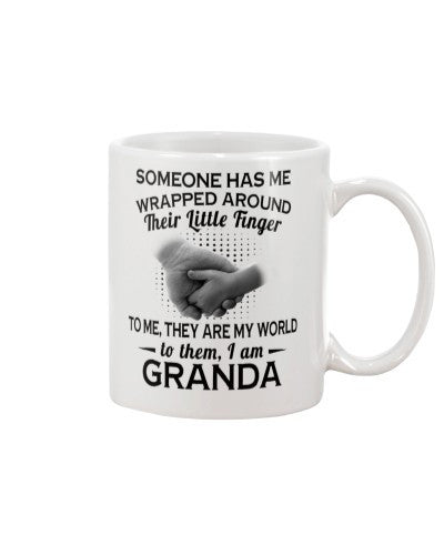 Grandson Mug- wrapped around granda htte