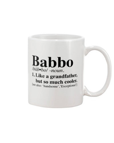 Grandson Mug- babbo somuch cooler htte