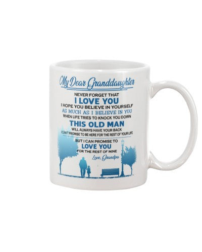 Grandson Mug- granddau grandpa yourback httee new