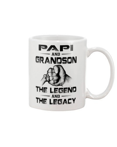 Grandson Mug- papi grandson the legend htte