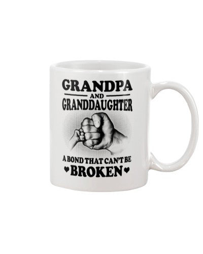 Granddaughter Mug- grandpa granddaugh cant broke htte