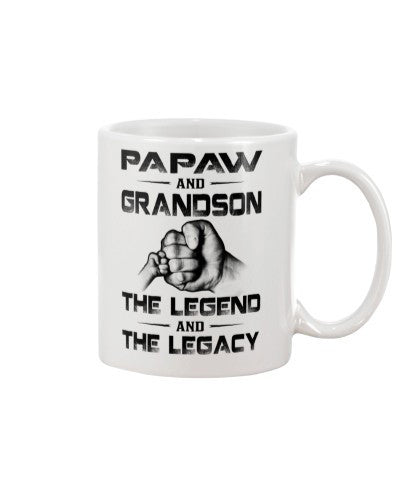 Grandson Mug- papaw grandson the legend htte