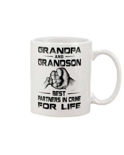 Grandson Mug- grandpa grandson partners crime ngvt