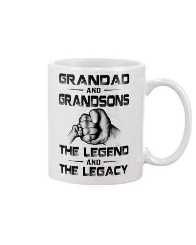 Grandson Mug- grandad grandsons the legend htte