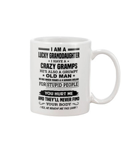 Granddaughter Mug- lucky granddau gramps yourbody htte