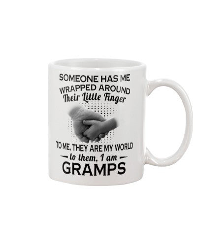 Grandson Mug- wrapped around gramps htte