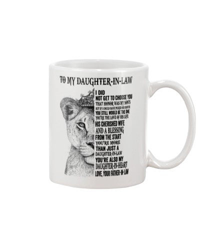 Daughter In Law Mug- daughteril choose fatheril ddua ngnh