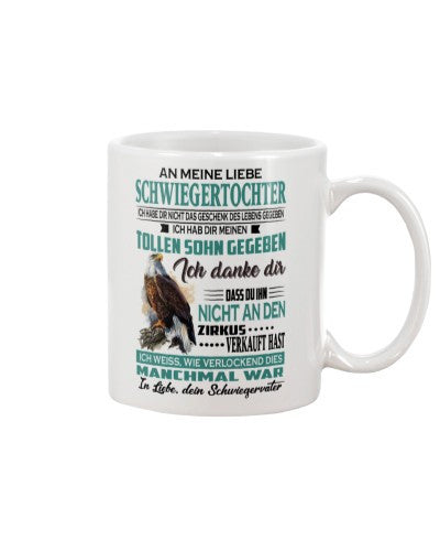 Daughter In Law Mug- daughter inlaw circus father german lchv