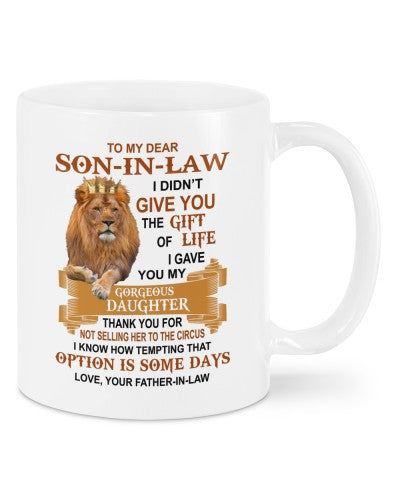 Daughter In Law Mug- mug sonil gave fatheril daua htte