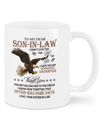 Son In Law Mug- mug son inlaw you father ddua ngvt