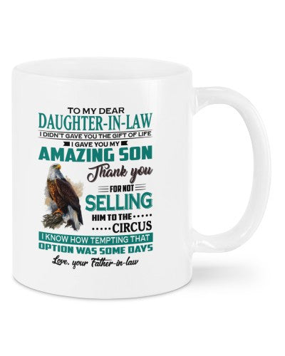 Daughter In Law Mug- wallet daughteril know fatheril ddua htte