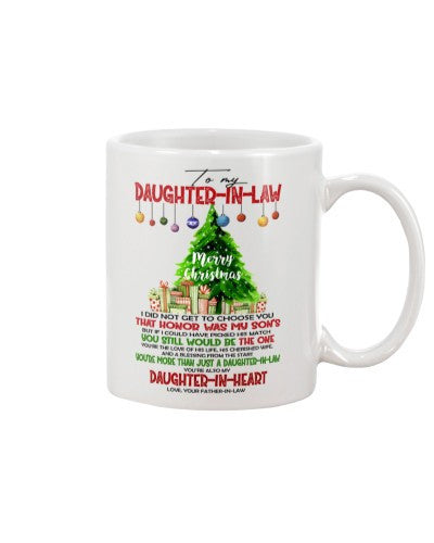 Daughter In Law Mug- daughteril honor fatheril diua htteh