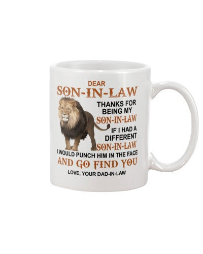 Son In Law Mug- soninlaw different dadinlaw ntmn