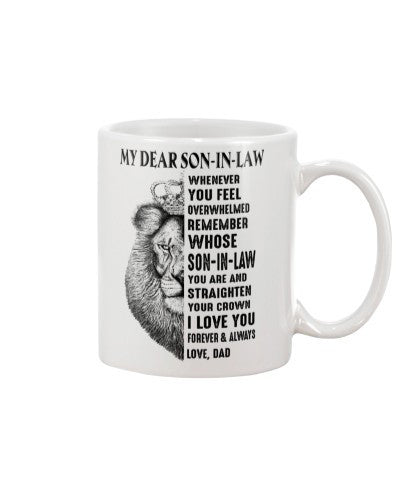 Son In Law Mug- son in law overwhelmed dad ngvt