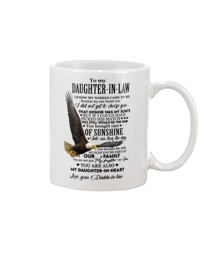 Daughter In Law Mug- mug daughteril sunshine daddail djuc htte
