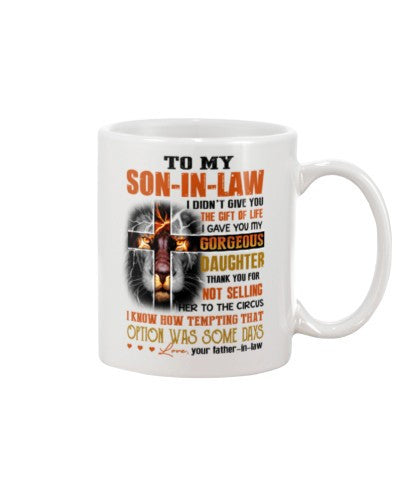Son In Law Mug- sonil gift fatheril deua ngnh