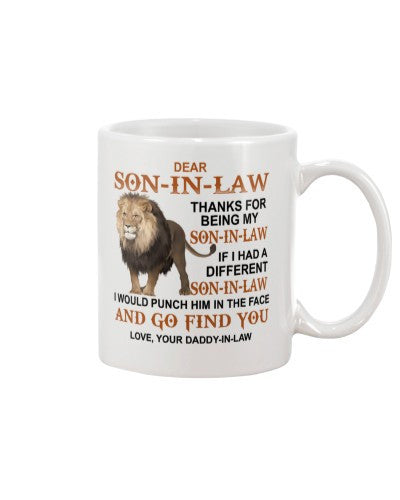 Son In Law Mug- oninlaw different daddyinlaw ntmn